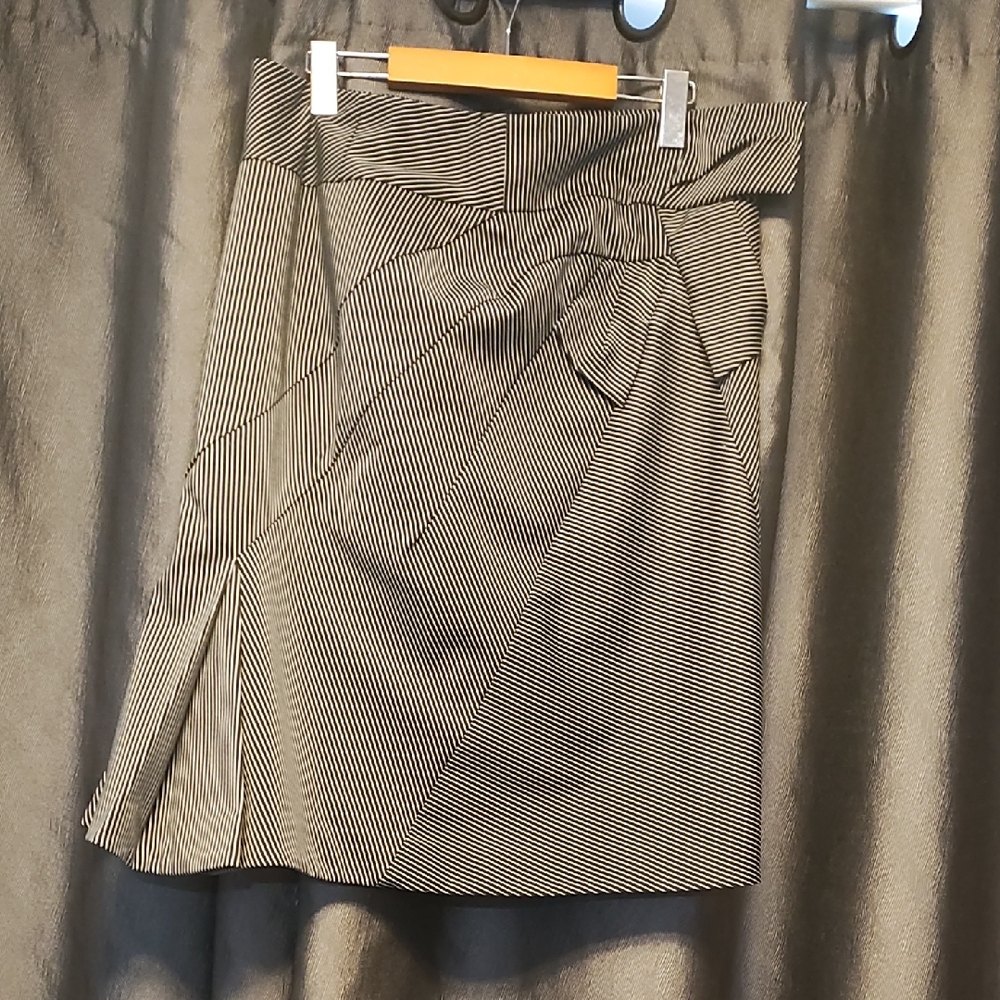 Etcetera Black and White Asymmetrical Skirt